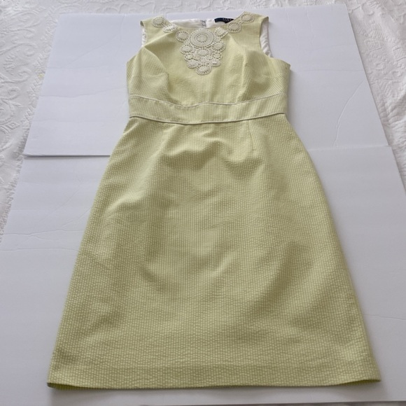 Alex Marie Seersucker Sheath‎ Dress - Picture 5 of 11